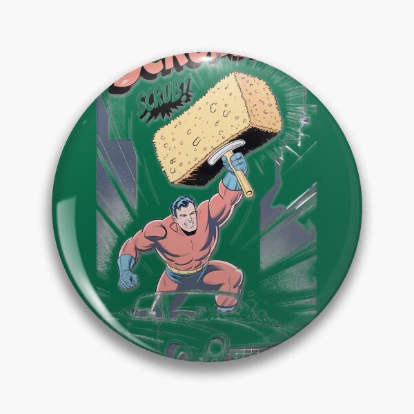 Item preview, The Scrubster Superhero Car Wash designed and sold by JohnsonlqArts.