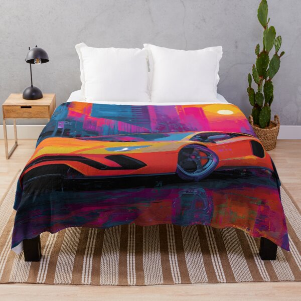 Item preview, Lamborghini LP780-4 Ultimae Exotic Car Wall Canvas – Luxury Pop Artwork designed and sold by AutoPopStudio.