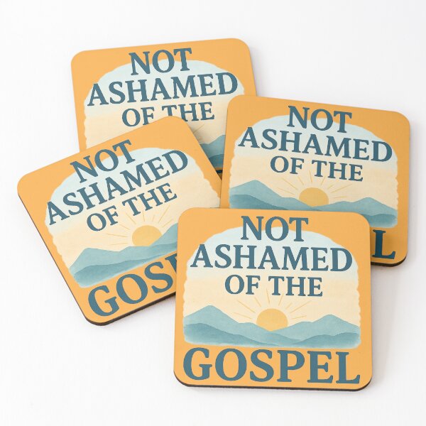 Item preview, Not Ashamed of the Gospel | Faith Mountain Sunrise Proud Christian Design designed and sold by Lunaria Arts.
