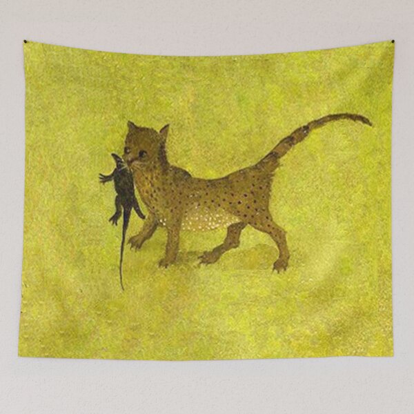Item preview, The hunting Cat, from Garden of Earthly Delights, by H. Bosch  designed and sold by MINDTHECHERRY.