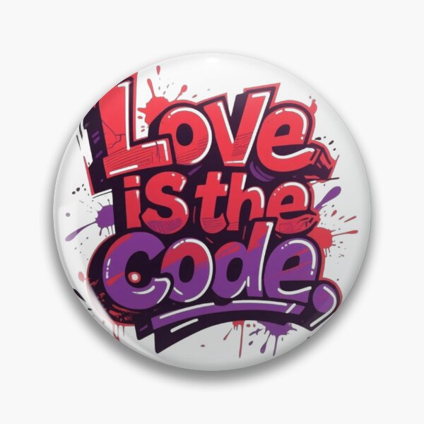 Item preview, Love Is The Code designed and sold by JusRight TT.