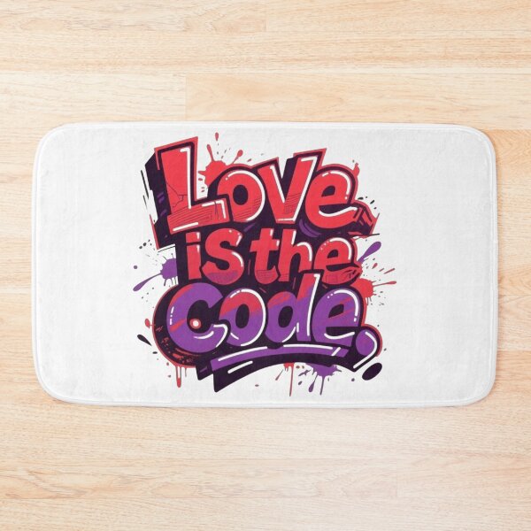 Item preview, Love Is The Code designed and sold by JusRight TT.