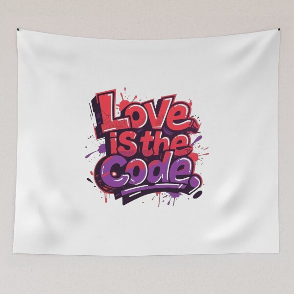 Item preview, Love Is The Code designed and sold by JusRight TT.