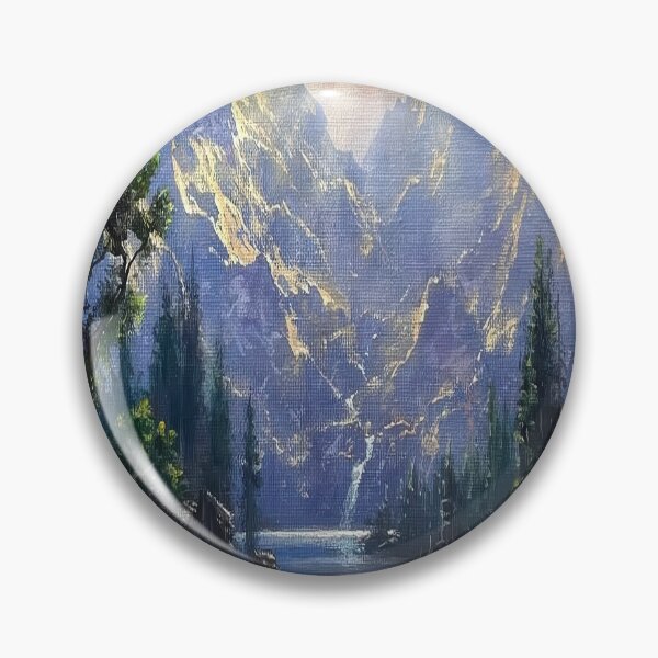 Item preview, Rayos de sol sobre lago de montaña designed and sold by InkLoamed.