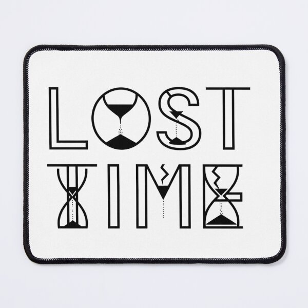 Item preview, Lost Time - Hourglass Typography Art designed and sold by Happyfreedom.