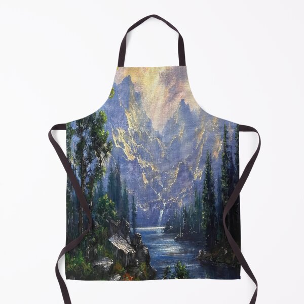Item preview, Rayos de sol sobre lago de montaña designed and sold by InkLoamed.