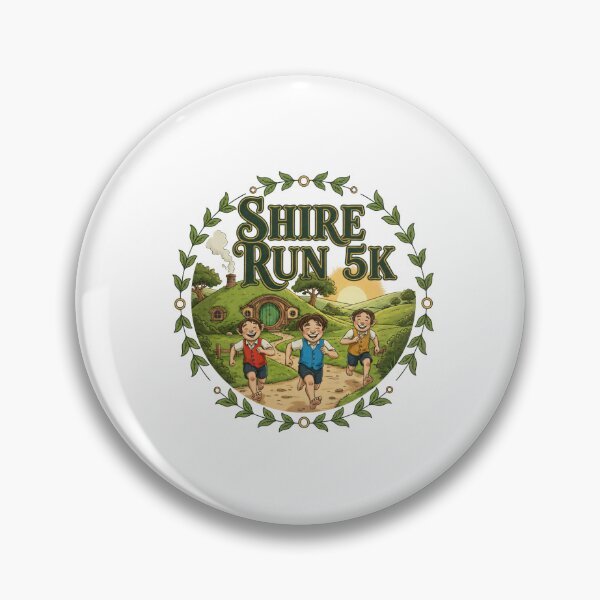 Item preview, Whimsical Countryside 5K Run – Halfling Village Race Emblem for Runners - Running designed and sold by Fenay Designs.
