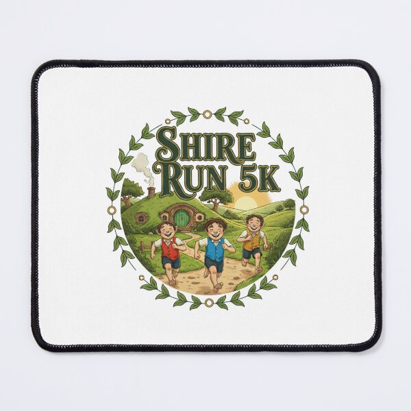 Item preview, Whimsical Countryside 5K Run – Halfling Village Race Emblem for Runners - Running designed and sold by Fenay Designs.
