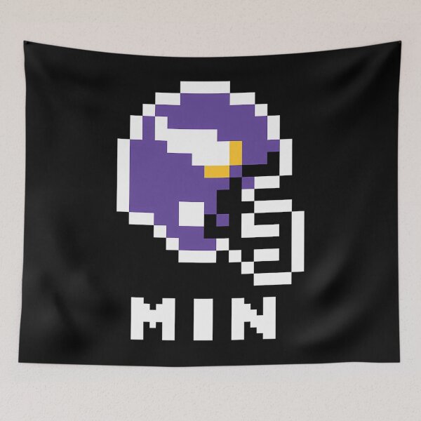 Item preview,  Minnesota Vikings (Tecmo Super Bowl Football Helmet) designed and sold by PEDROROBERT.