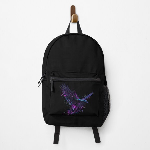 Item preview, Cybernetic Raven: Glitch Flight - Unique Neon Bio-Glitch Bird Art Design designed and sold by trend-forge.