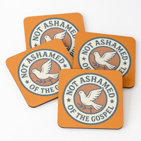 Item preview, Not Ashamed of the Gospel | Dove Holy Spirit Proud Christian Faith Emblem designed and sold by Lunaria Arts.