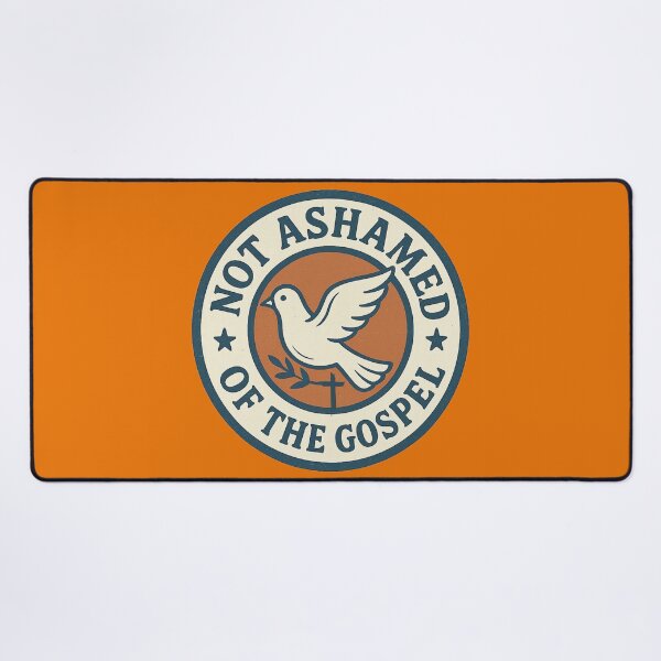 Item preview, Not Ashamed of the Gospel | Dove Holy Spirit Proud Christian Faith Emblem designed and sold by Lunaria Arts.