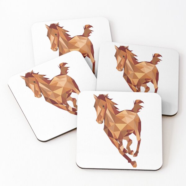 Item preview, Geometric Horse Illustration designed and sold by TootaArt.