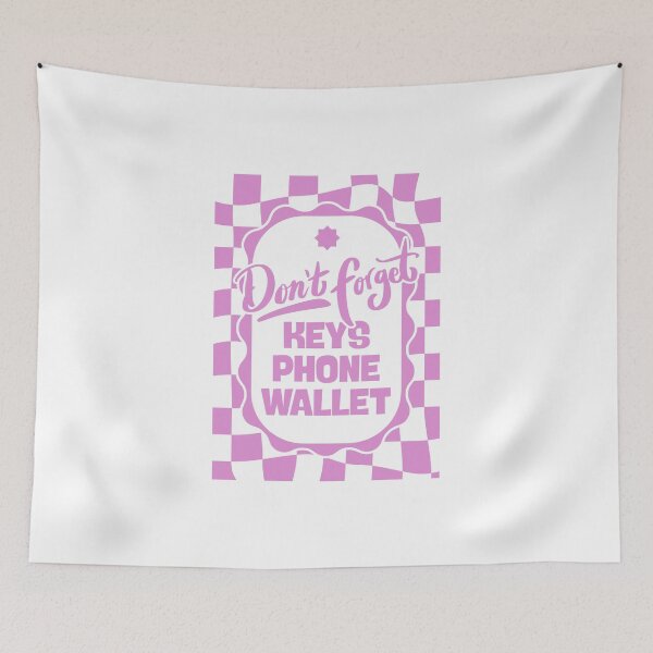 Item preview, Don’t Forget Keys Phone Wallet designed and sold by Dondonmart.