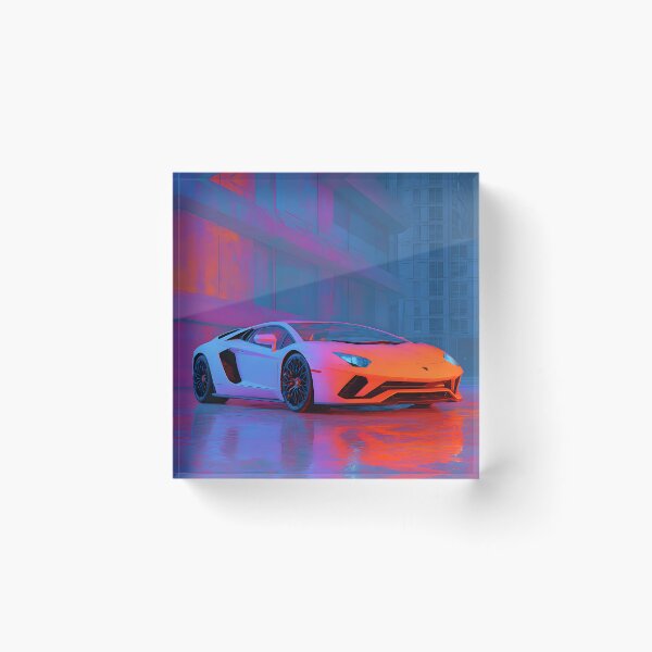 Item preview, Lamborghini LP780-4 Ultimae Pop Art Canvas Print – Bold Supercar Decor designed and sold by AutoPopStudio.