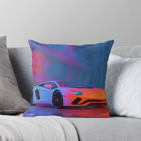 Item preview, Lamborghini LP780-4 Ultimae Pop Art Canvas Print – Bold Supercar Decor designed and sold by AutoPopStudio.