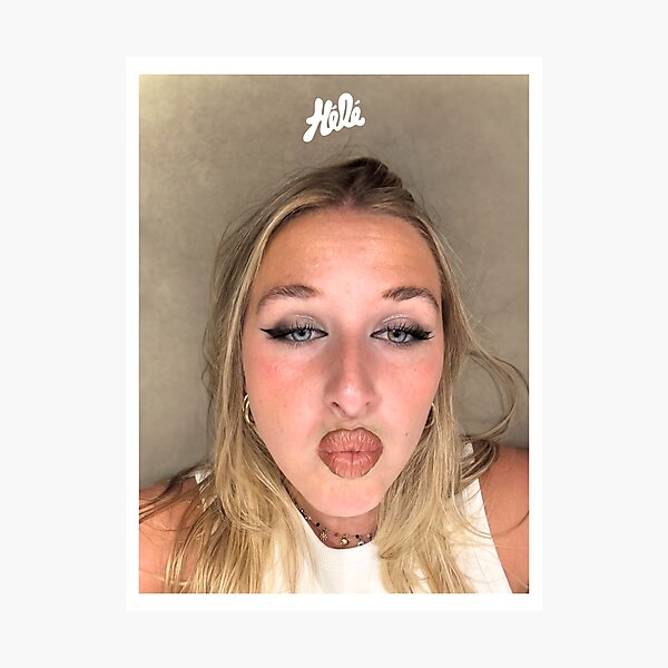 Item preview, Helena Bailly - Selfie portrait designed and sold by PYXOO.