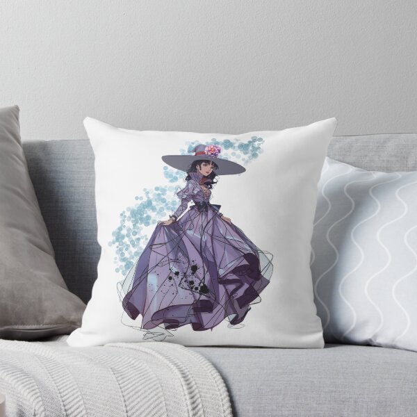 Item preview, Anime Gothic Witch  Lavender Couture Halloween Art  Witchcore Fantasy Wall Décor & Gifts designed and sold by Medeea Publishing.