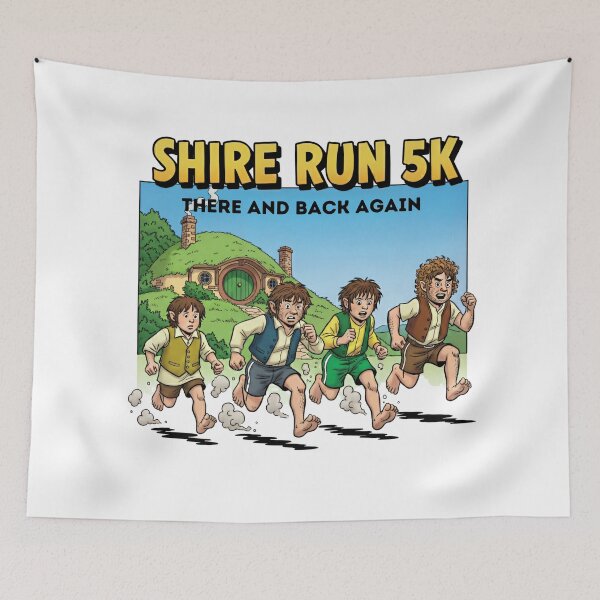 Item preview, Fantasy Fun Run 5K – Whimsical Village Runners Graphic - Fantasy designed and sold by Fenay Designs.