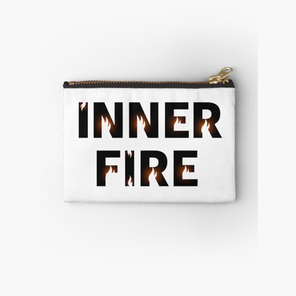 Item preview, Inner Fire - Motivational Flame Typography designed and sold by Happyfreedom.