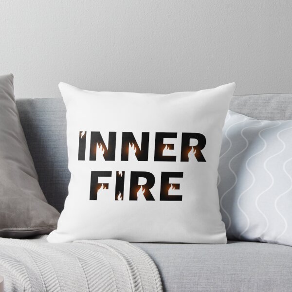 Item preview, Inner Fire - Motivational Flame Typography designed and sold by Happyfreedom.
