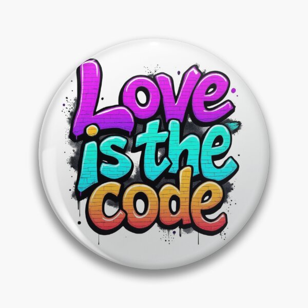 Item preview, Love Is The Code designed and sold by JusRight TT.