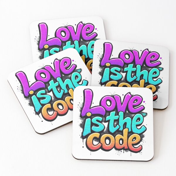 Item preview, Love Is The Code designed and sold by JusRight TT.