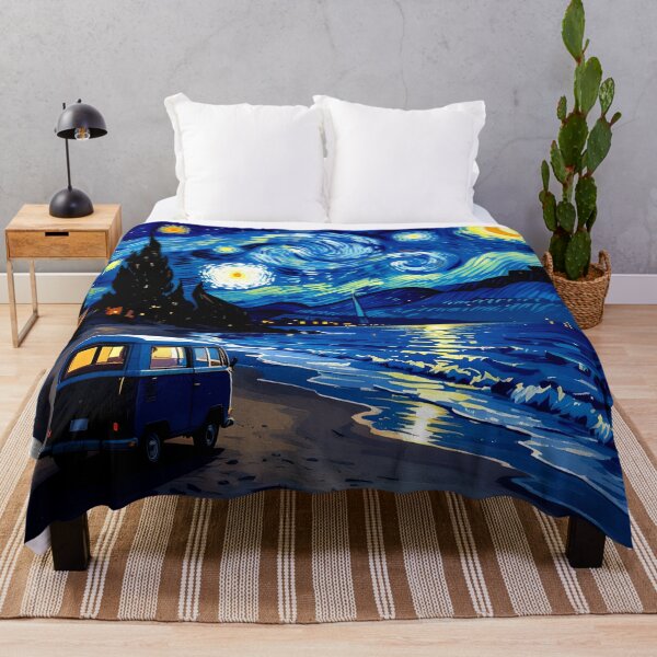 Item preview, Starry night at the beach colorful abstract design designed and sold by SmashingDeals.