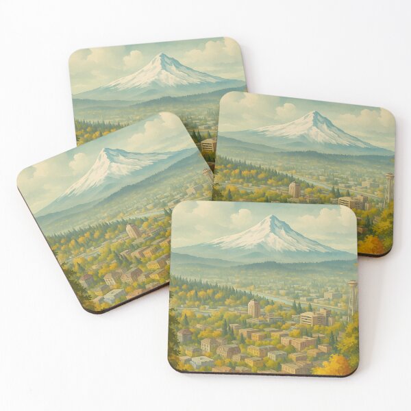 Item preview, Portland Oregon Mountain Scene designed and sold by DreaverDelights.