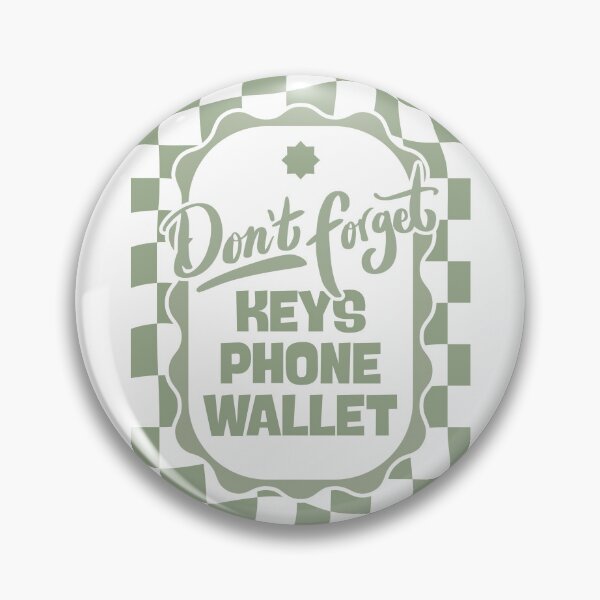 Item preview, Don’t Forget Keys Phone Wallet designed and sold by Dondonmart.