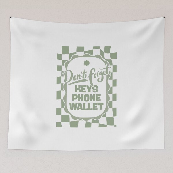 Item preview, Don’t Forget Keys Phone Wallet designed and sold by Dondonmart.