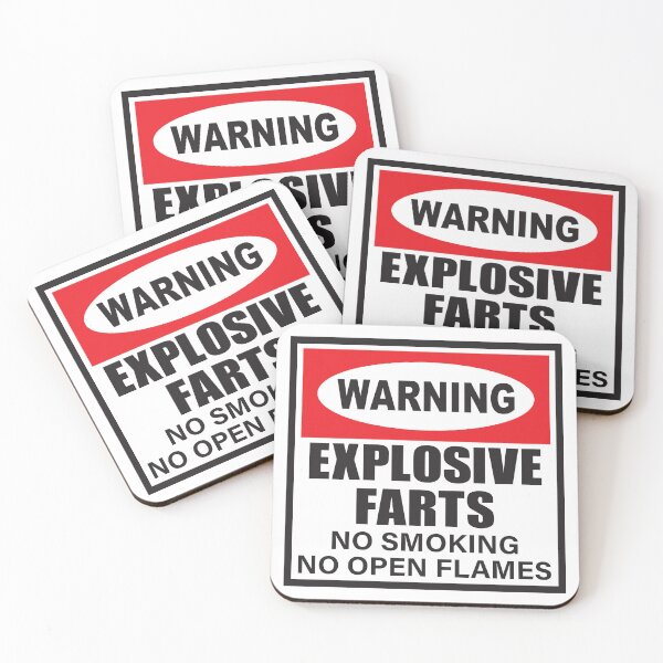Item preview, WARNING Explosive Farts designed and sold by cluckyduck924.