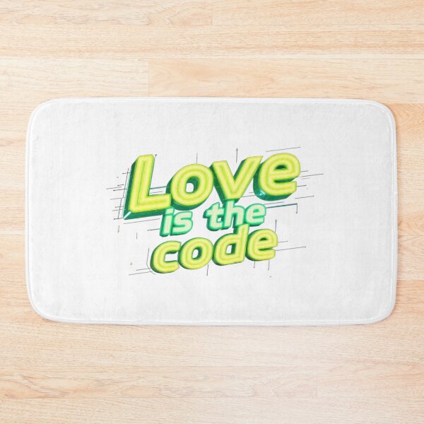 Item preview, Love Is The Code designed and sold by JusRight TT.