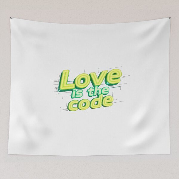 Item preview, Love Is The Code designed and sold by JusRight TT.