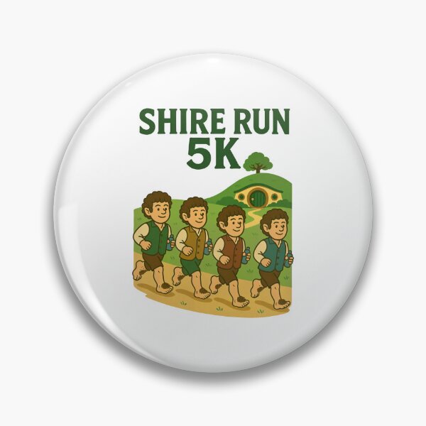 Item preview, Hillfolk Fun Run 5K — Cute Fantasy Runners Illustration - Running designed and sold by Fenay Designs.