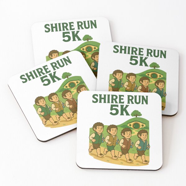 Item preview, Hillfolk Fun Run 5K — Cute Fantasy Runners Illustration - Running designed and sold by Fenay Designs.