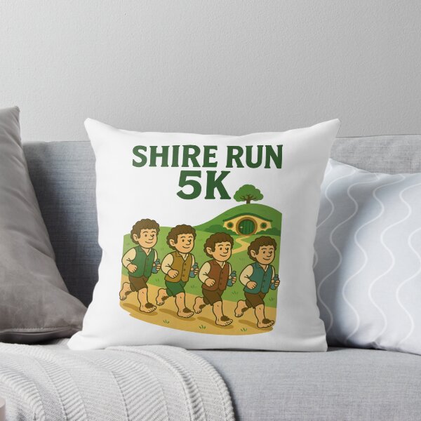 Item preview, Hillfolk Fun Run 5K — Cute Fantasy Runners Illustration - Running designed and sold by Fenay Designs.