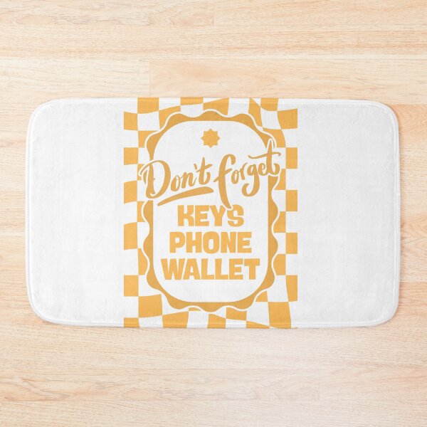 Item preview, Don’t Forget Keys Phone Wallet - Yellow designed and sold by Dondonmart.