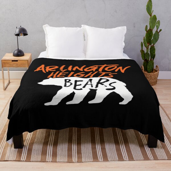 Item preview,  Arlington Heights Bears Football Team Touchdown Retro Endzone Bear Blue designed and sold by AARONMAGNUSO.
