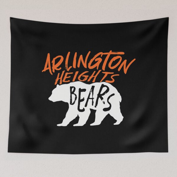 Item preview,  Arlington Heights Bears Football Team Touchdown Retro Endzone Bear Blue designed and sold by AARONMAGNUSO.