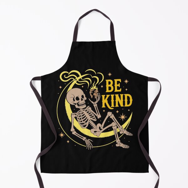 Item preview, "Be Kind" Skeleton on a Crescent Moon designed and sold by adlkh.