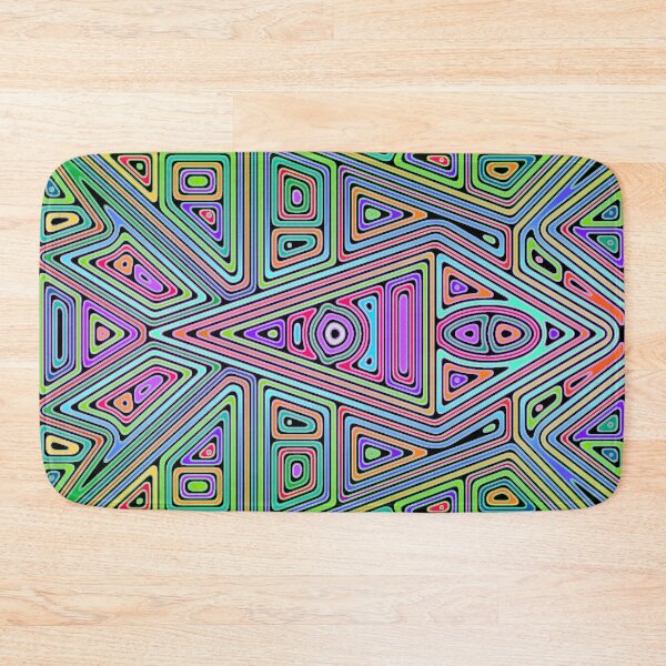 Item preview, colorful abstract geometric design 1 designed and sold by chambergambit.