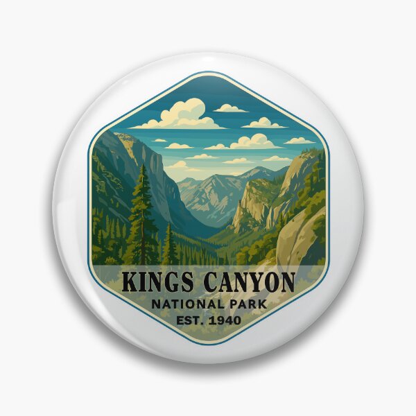 Item preview, Kings Canyon National Park Retro Sticker designed and sold by Ismeal Von.