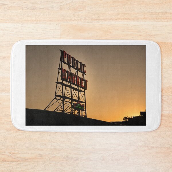 Item preview, Pike Place Public Market Sign in Seattle designed and sold by jmtphotomedia.