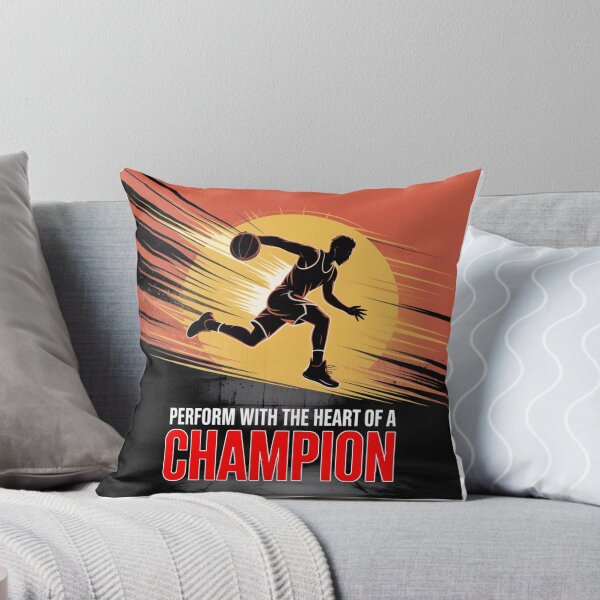 Item preview, Basketball - Perform with the Heart of a Champion designed and sold by Tom's Artistry Designs.