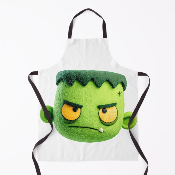 Item preview, Grumpy Frankenstein Monster Cartoon Head designed and sold by DesignArtist.ia.