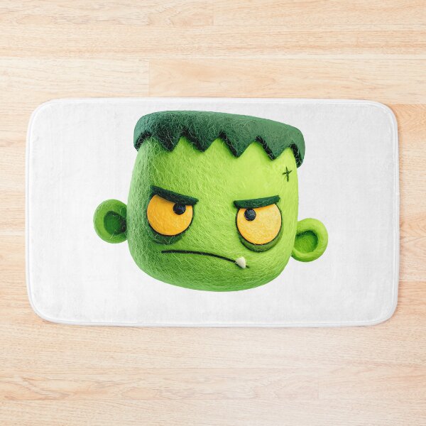 Item preview, Grumpy Frankenstein Monster Cartoon Head designed and sold by DesignArtist.ia.