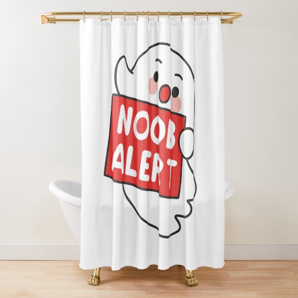 Item preview, Cute Ghost NOOB ALERT Emote – Funny Gamer Sticker designed and sold by BibleProject.