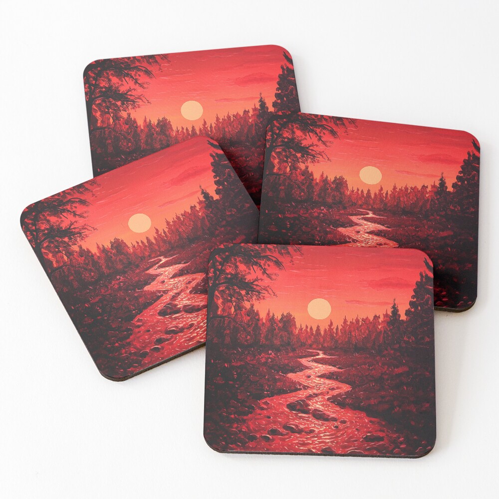 Item preview, Coasters (Set of 4) designed and sold by flooko.