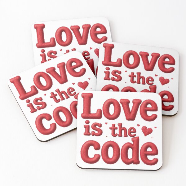 Item preview, Love Is The Code designed and sold by JusRight TT.